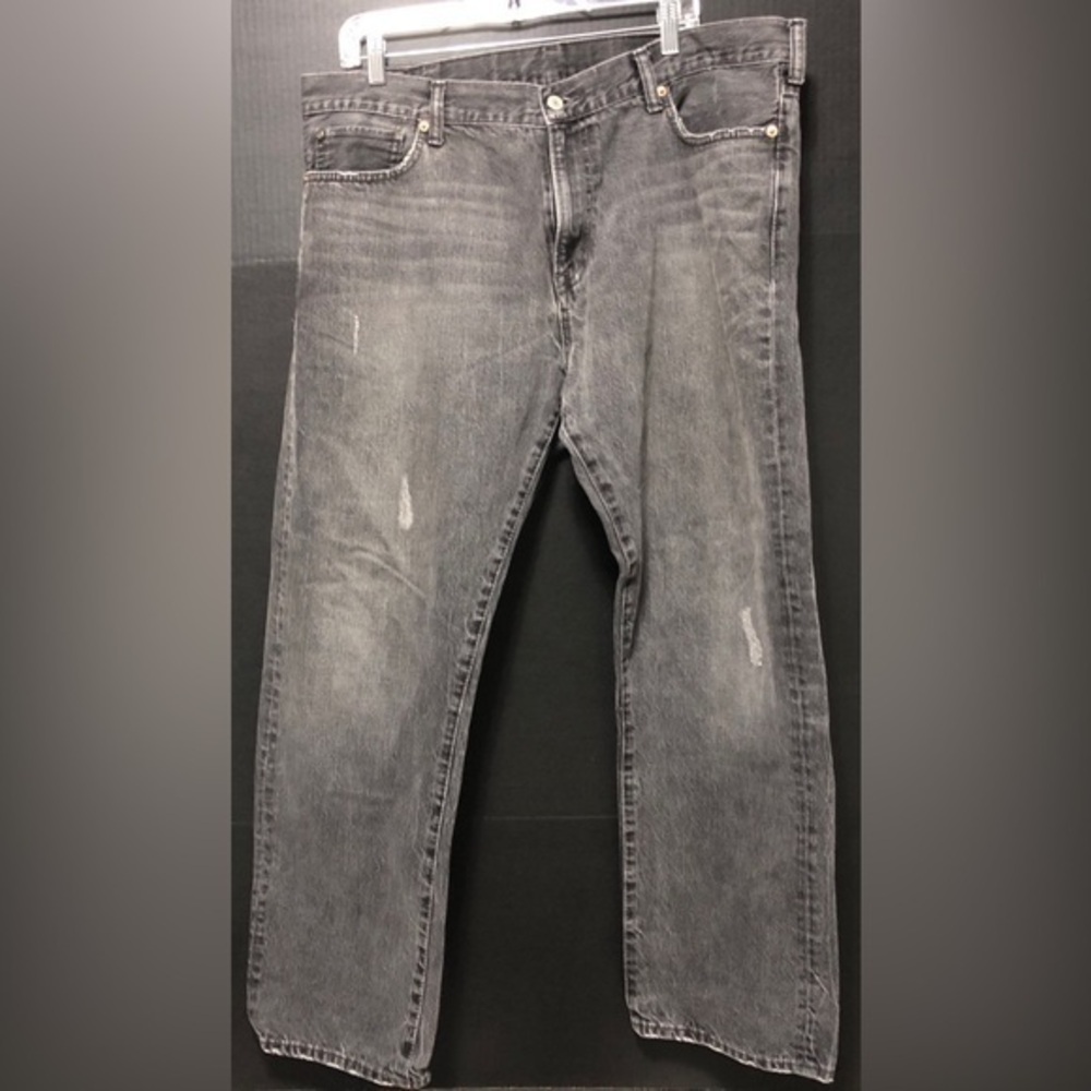🌅 Ralph Lauren Denim & Supply Gray Distressed Faded Vintage Style Jeans 38x32